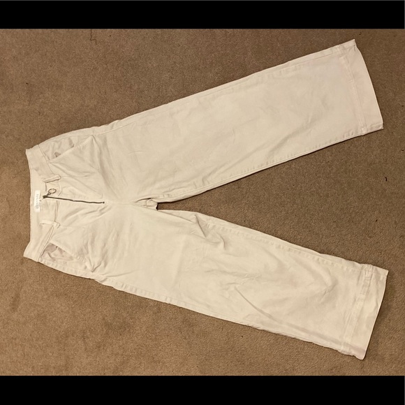 Dynamite white cropped wide leg pants - Picture 3 of 5